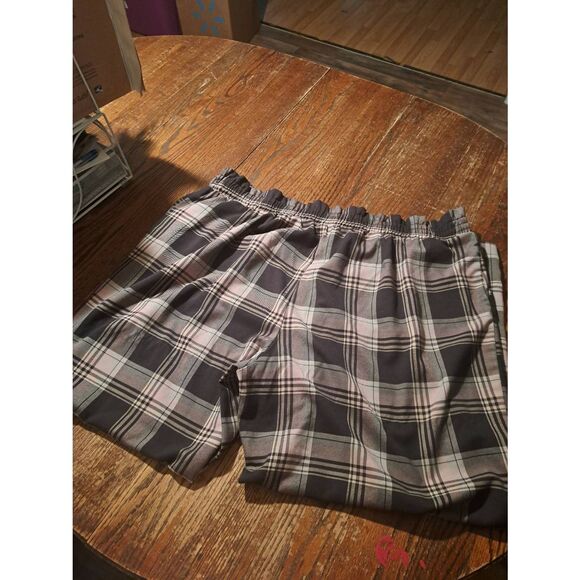 Womens 26 28 Cato Plaid Wide Leg Pants Elastic Drawstring Waist Pockets - Picture 4 of 4